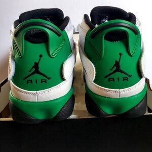 Nike Air Jordan 6 Rings in Lucky Green, White, and Black HighTop Size 9